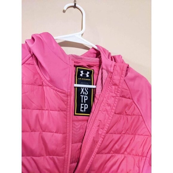 Under Armour Storm Coldgear Infrared Primaloft Womens Jacket Pink XS - Picture 4 of 9